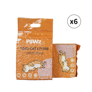 PaWz 2.5kg Tofu Cat Litter Clumping Peach-1836526662569824256