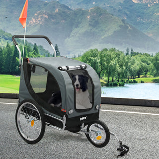 PaWz Pet Stroller Bike Trailer 3-IN-1 Sunroof-1836526620744224774