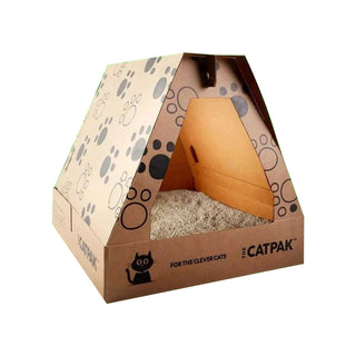 Portable Cat LItter Box 2x 3L Cat Litter 6Ltr With Box-1831592840719896576