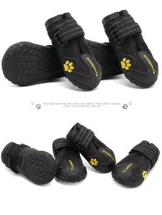 True Love Outdoor Adventure Dog Shoes - Black, Size 3-1831155655772344322