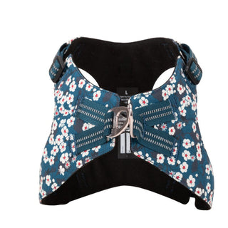 True Love Floral Doggy Harness - Blue, XS-1831155624671580164