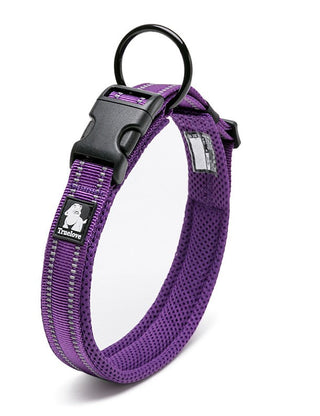 True Love Heavy Duty Reflective Dog Collar - Purple, 2XS-1831155611182698496