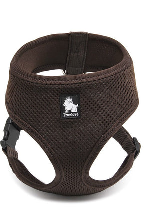 Dog Harness with Steel D Ring - Brown, M-1831155620359835648