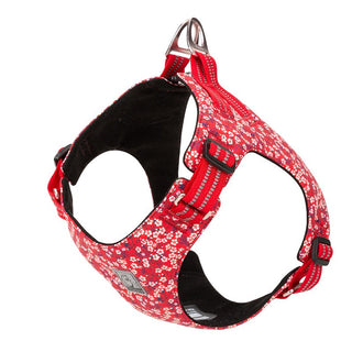 True Love Floral Doggy Harness - Red, XL-1831155624407339008