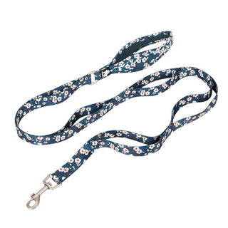 True Love Floral Multi Handle Dog Lead - Blue, L-1831155654082039809