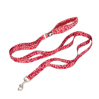 True Love Floral Multi Handle Dog Lead - Red, S-1831155654207868928