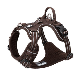 True Love No Pull Explosion Proof Dog Harness - Brown, M-1831155633139879938