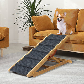 PaWz 5 Wood Adjustable Height Pet Ramp-1831593125727047686