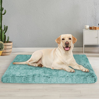 PaWz Dog Mat Pet Calming Bed Memory L Green Large-1831593133981437958