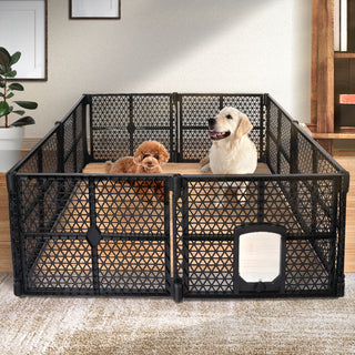 PaWz Pet Playpen Folding Dog Plastic L Large-1831593092860481542