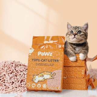 PaWz 2.5kg Tofu Cat Litter Clumping Peach-1836526662569824262