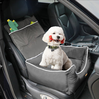 PaWz Dog Car Booster Seat Belt Pet Backrest Grey-1836526660963405830