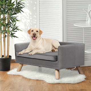 PaWz Pet Sofa Bed Dog Warm Soft Lounge Grey-1836526657125617670