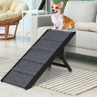 PaWz Adjustable Dog Ramp Height Stair Black-1831593090549420038