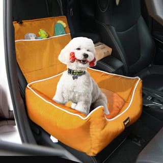 PaWz Pet Car Seat Travel Safety Carrier Orange-1836526661106012167