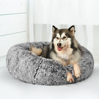 PaWz Pet Bed Cat Dog Donut Nest Calming XXL Charcoal XX-Large-1836526649064165383