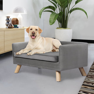 PaWz Pet Sofa Bed Dog Warm Soft Lounge Grey-1836526657125617671