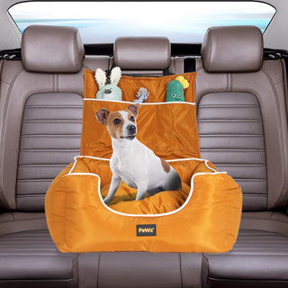 PaWz Pet Car Seat Travel Safety Carrier Orange-1836526661106012166