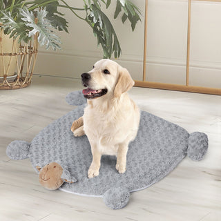 PaWz Pet Bed Cat Calming Beds Dog Squeaky L Grey Large-1831592969350811655