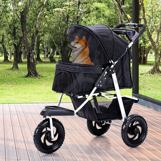 PaWz Pet Stroller Pram Dog Carrier Trailer-1831593129623556103