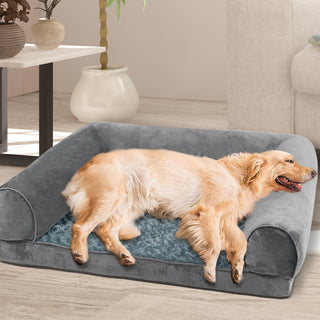 PaWz Pet Bed Sofa Dog Bedding Soft Warm L Grey Large-1831593116059176962