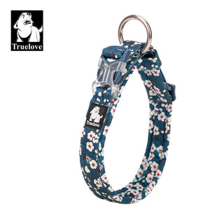 True Love Floral Dog Collar - Blue, S-1831155614626222080