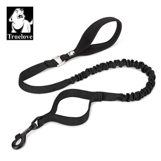 True Love Military Dog Leash - 2.5 cm width and 1.4 m length Black L-1831155649539608576