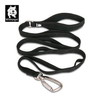 Whinyepet Dog Leash 2cm width and 1.4 m length - Black M-1831155643474644992