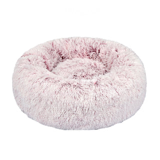 PaWz Pet Bed Cat Dog Donut Nest Calming XXL Pink XX-Large-1836526649357766656