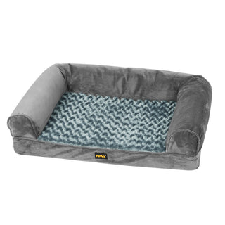 PaWz Pet Bed Sofa Dog Bedding Soft Warm L Grey Large-1831593116054982656