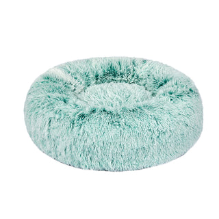 PaWz Pet Bed Cat Dog Donut Nest Calming M Teal Medium-1831593112082976768