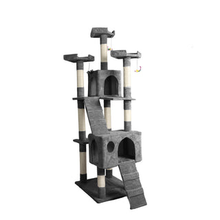 PaWz 184cm Cat Trees Scratching Post Grey-1836526679779053568