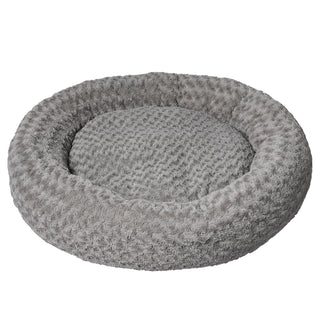 PaWz Calming Dog Bed Warm Soft Plush XL Grey X-Large-1831593097893646336