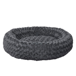 PaWz Calming Dog Bed Warm Soft Plush M Dark Grey Medium-1836526656852987905