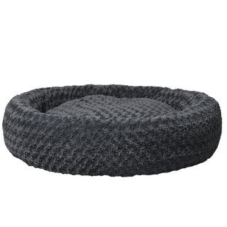 PaWz Calming Dog Bed Warm Soft Plush XL Dark Grey X-Large-1836526656987205633