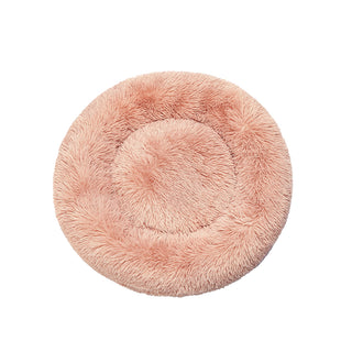 PaWz Pet Bed Cat Dog Donut Nest Calming S Pink Small-1836526678495596545