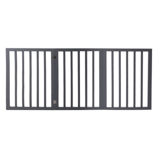 Wooden Pet Gate Dog Fence Retractable Grey 2000x 3MM-1836526651123568641