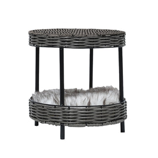 PaWz Rattan Pet Bed Elevated Raised-1831592715771580417