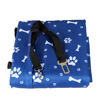 PaWz Pet Back Car Seat Cover Hammock Blue-1831592969933819905