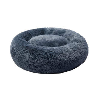 PaWz Pet Bed Cat Dog Donut Nest Calming XXXL Dark Grey XXX-Large-1836526679355428865