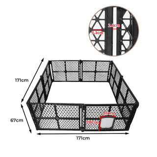 PaWz Pet Playpen Folding Dog Plastic L Large-1831593092860481538