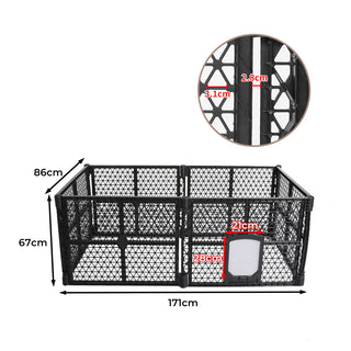 PaWz Pet Playpen Folding Dog Plastic M Medium-1836526653463990274