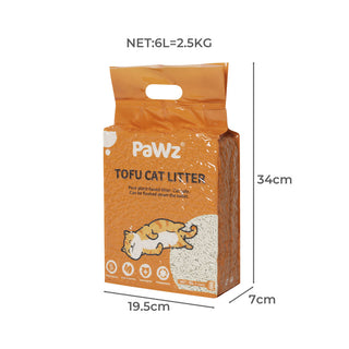 PaWz 2.5kg Tofu Cat Litter Clumping Natural-1836526661982621698