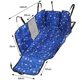 PaWz Pet Back Car Seat Cover Hammock Blue-1831592969933819906