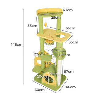 PaWz Cat Tree Kitten Furniture Condo-1831593113769086978