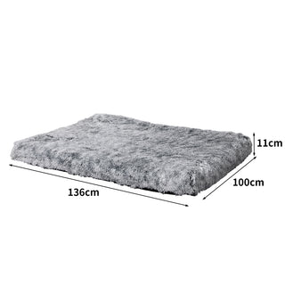 PaWz Dog Mat Pet Calming Bed Memory XL Charcoal X-Large-1831593133549424642