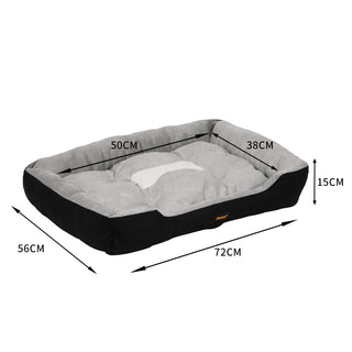 PaWz Pet Bed Dog Beds Bedding Mattress M Black Medium-1836526641984180226