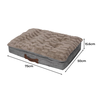 PaWz Dog Calming Bed Pet Cat Removable S Khaki Small-1831593119901159426