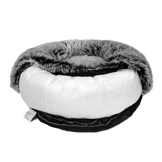 PaWz Pet Bed Cat Dog Donut Nest Calming XXL Charcoal XX-Large-1836526649064165381