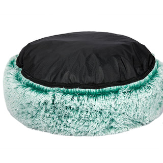 PaWz Pet Bed Cat Dog Donut Nest Calming M Teal Medium-1831593112082976773